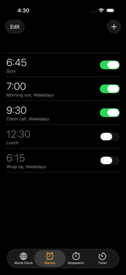 Final screen for clock-001