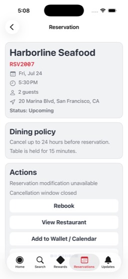 Final screen for dinespot-001